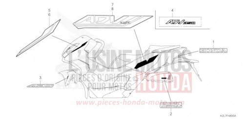 MARQUE/EMBLEME ADV350AT de 2026